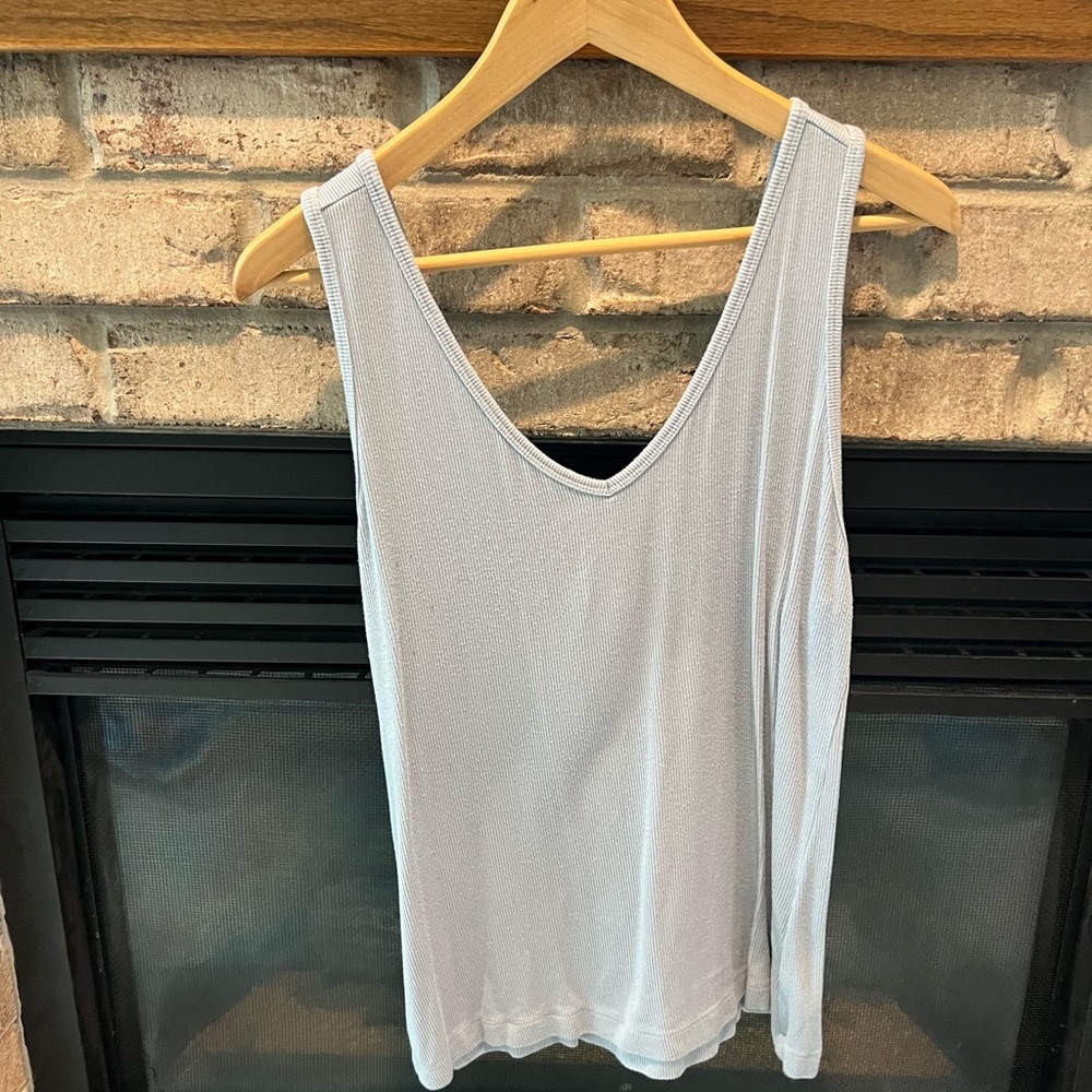 Cabi Light blue Women's V-Neck Tank Top